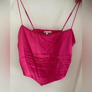 Reformation silk tank top